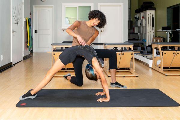 Physical therapy for gymnasts in Belmont, California.