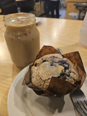 Blueberry Muffin and Iced Purple Haze Latte ( vanilla and lavender)