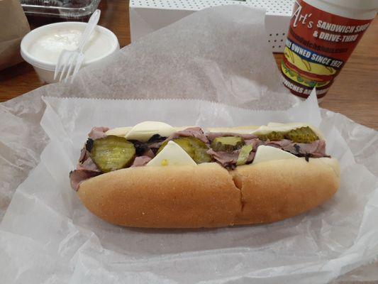 Roast beef sub.