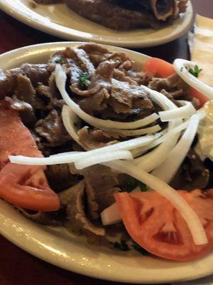 Gyros Plater.  Large  enough to share.