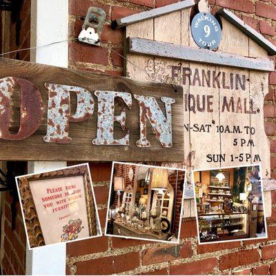 Visit the Franklin Antique Mall!