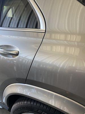 Large dent after