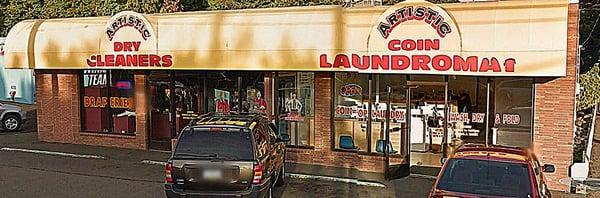 Artistic Dry Cleaners & Laundromat - Near the east side corner of SE 82nd Ave. & SE Flavel St.