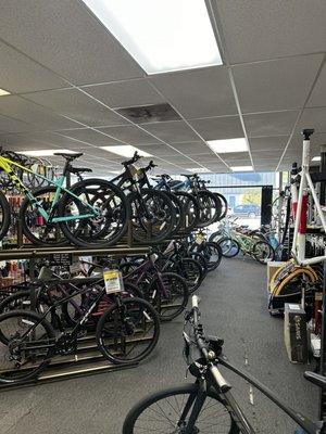 Amazing selection of bicycles