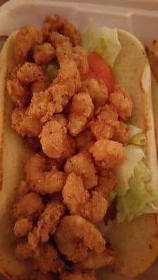 Shrimp poboy