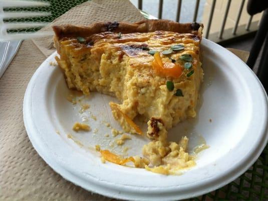 Quiche with Sun Dried Tomatoes