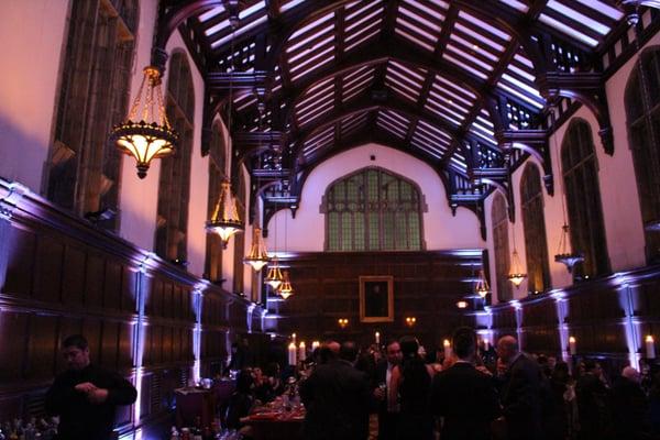 Uplighting at Great Hall at Drew University