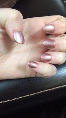 Acrylics with gel!