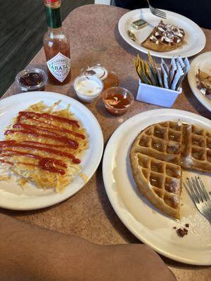 Chicken and Waffle Chicken and Waffle Benedict