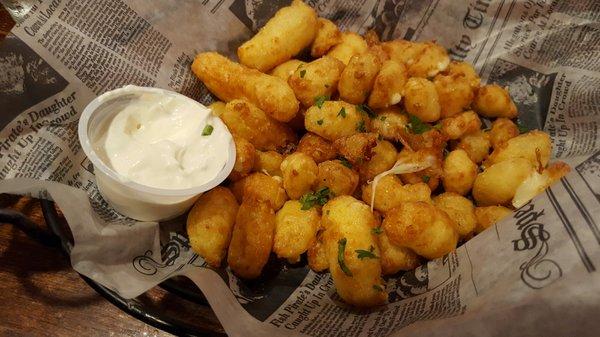 Cheese curds - perfect batter