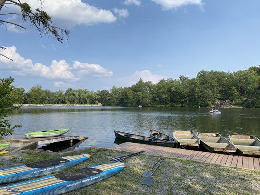 Paddle board, kayak, canoe and paddle boat rentals