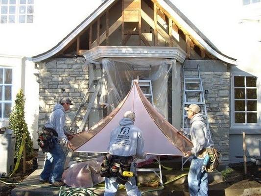 CUSTOM COPPER CANOPY