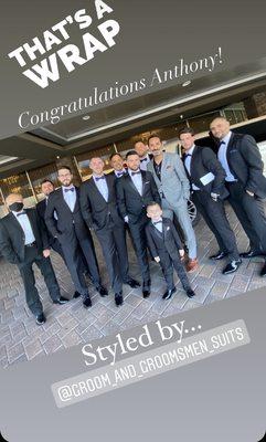 Groom & Groomsmen tailoring and alterations