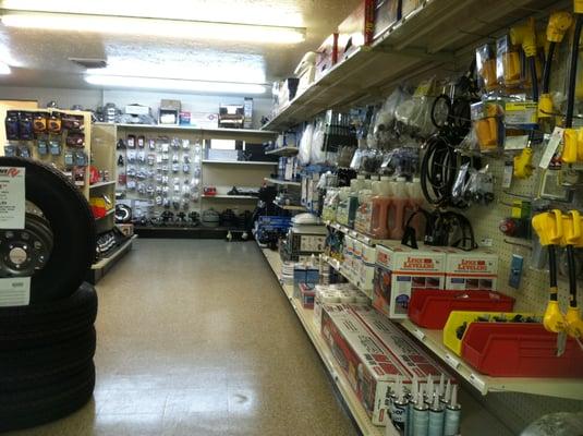 Action RV's retail parts and accessory store.