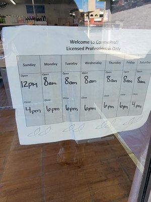 What's the point of store hours if they don't abide by them?