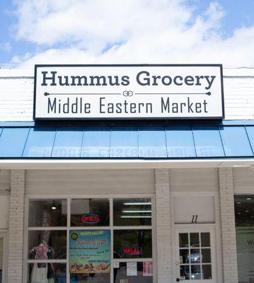 Hummus Grocery store front