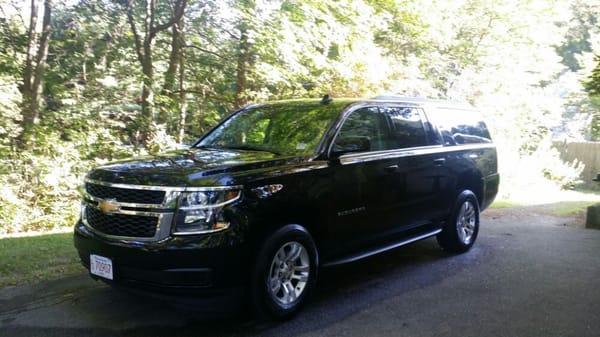 Suburban 8 Passenger, when a limo is a just a little too much!