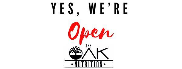 We are still open! Ready to serve the community healthy options during this crisis!