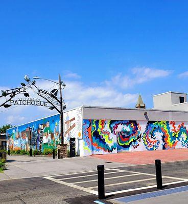 Artistic murals decorate Patchogue Village alley