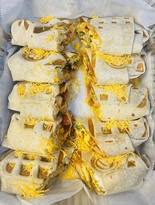 Breakfast Burritos platter (for 5 ppl)