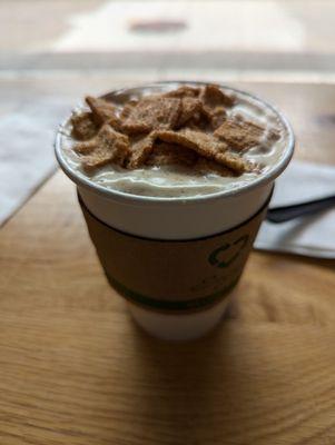 Cinnamon toast crunch latte