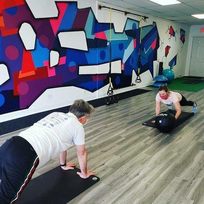 Partner Training at GetFit1st-Fitness Studio.