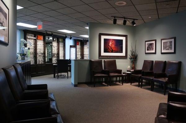 Naperville reception area.