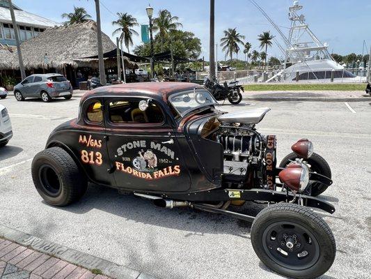 A cool ride out front