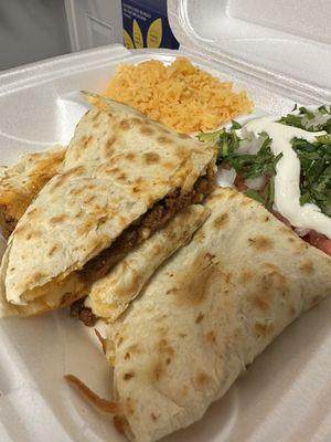 Small Chorizo Quesadilla