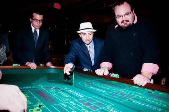 New Years Eve 2014 Casino Event in Boston, what a blast at the Craps Table!