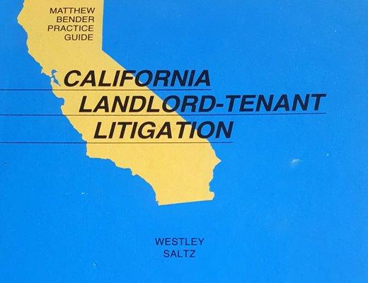 Andrew Westley is one of the authors of the highly respected practice guide California Landlord-Tenant Litigation (LexisNexis).