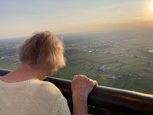 Grammie taking in the views