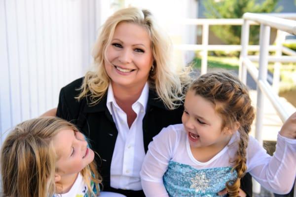 Barbara with her two daughters Abby and Jenny!