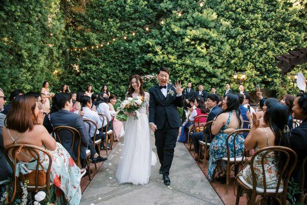 Walking down the aisle