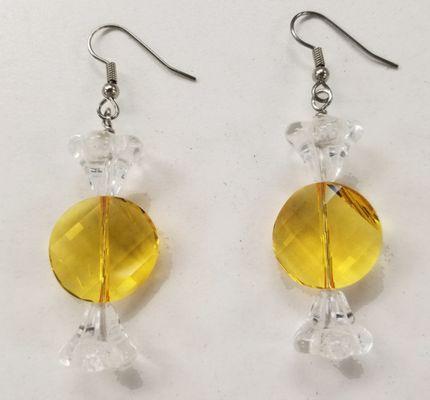 Swarovski and Czech glass candy earrings! A sweet addition to any outfit for a candy lover! An example of what can be made