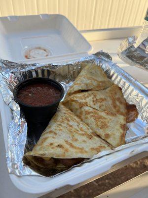 Chicken quesadillas