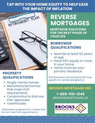 Mortgage solutions to supplement your retirement.