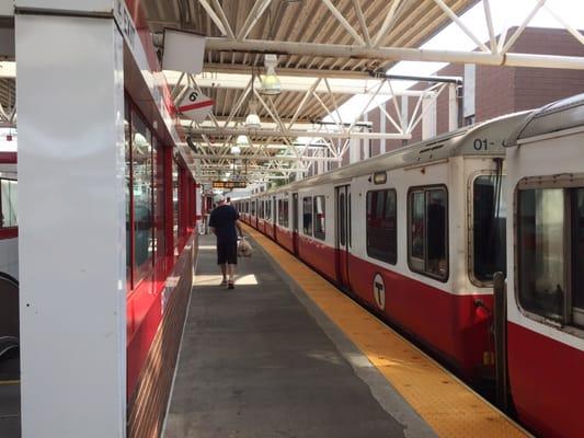 Train waiting to depart