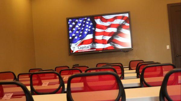 Our state-of-the-art community/training facility is perfect to hold your next class or event at.