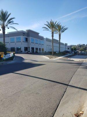 The driveway at the end of 3rd Street & Pasadena Street.