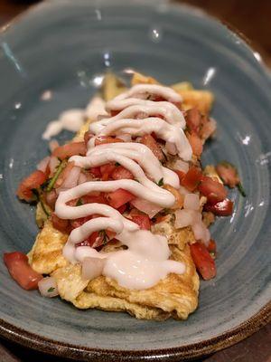 Machaca omelet