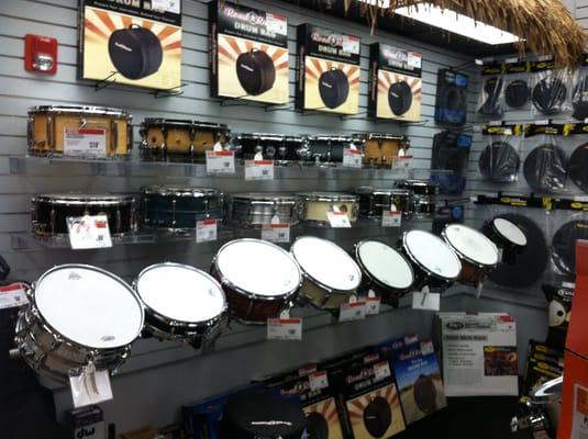 Snare drums galore!