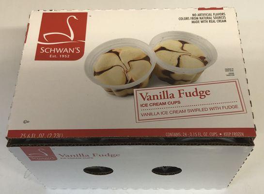 Vanilla Fudge ice cream cups