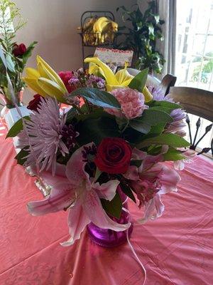 Beautiful Birthday arrangement