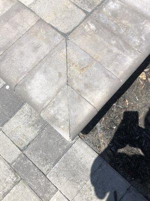 Fixing the gaps for stone pavers