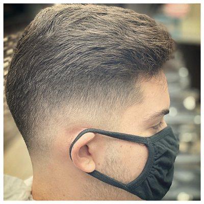 Low Drop Skin Fade. 
Precision, Accuracy, Effort. 
Made by Sam.