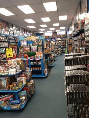 Tons of games, comics, collectibles and more!