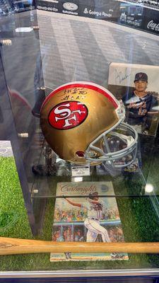 Jerry Rice Signed Helmet