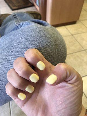 Shellac nail