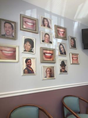 Wall of patients